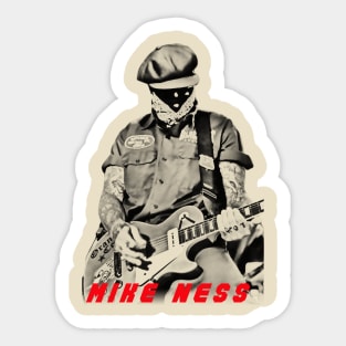 mike ness visual art Sticker